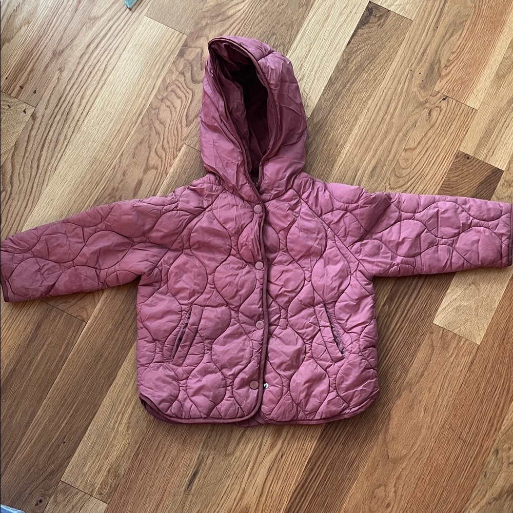 Zara Kids Pink Quilted Jacket